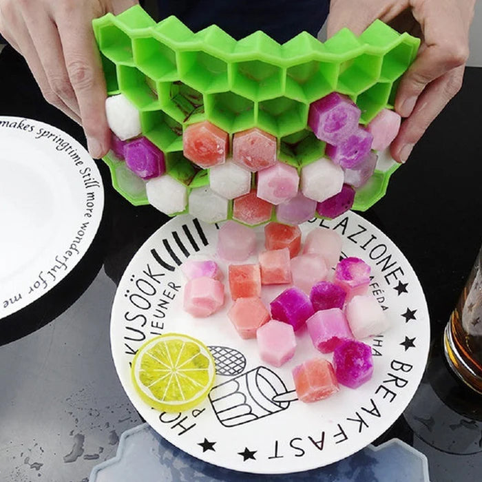 Silicone Ice Cube Trays 32 Cavity Per Ice Tray 4 pcs